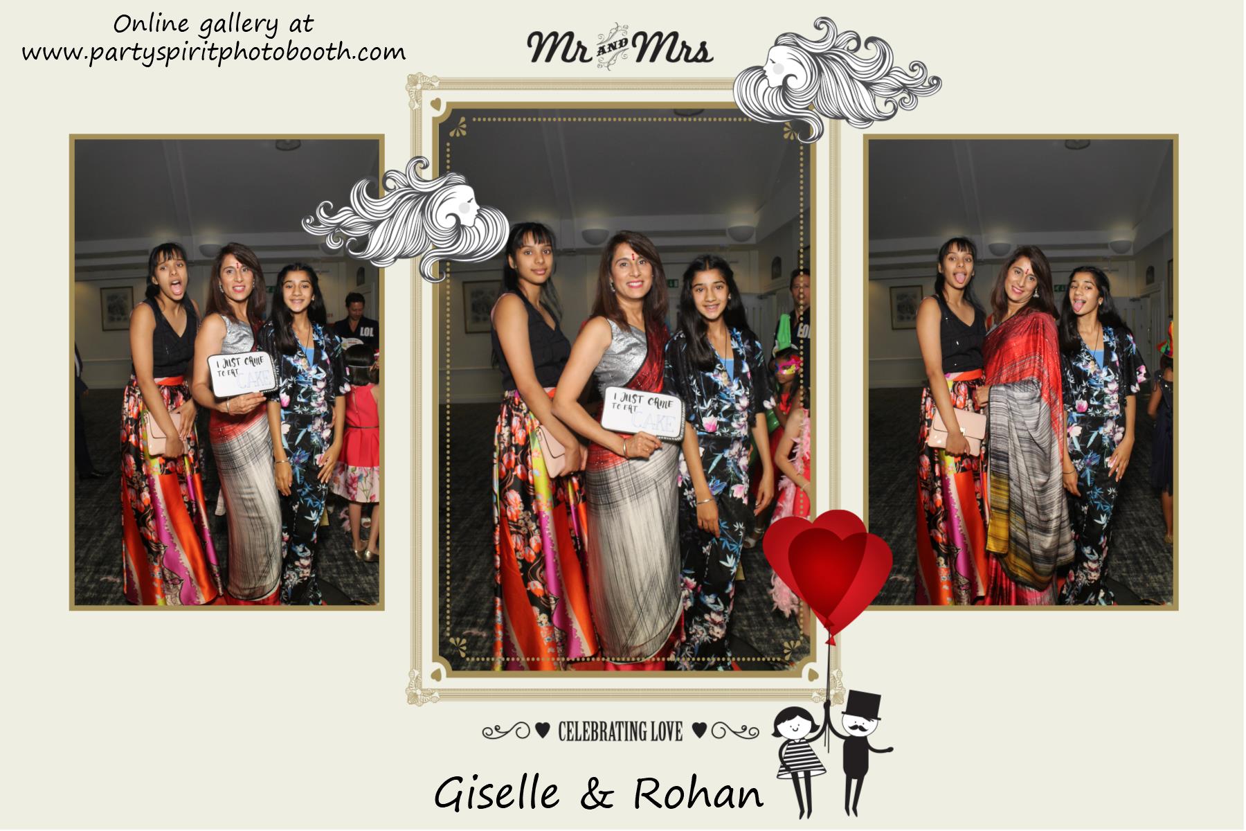 Giselle and Rohan's Wedding | View more photos from the event at gallery.partyspiritphotobooth.com/u/PartySpiritPhotoBooth/Giselle-and-Rohans-Wedding